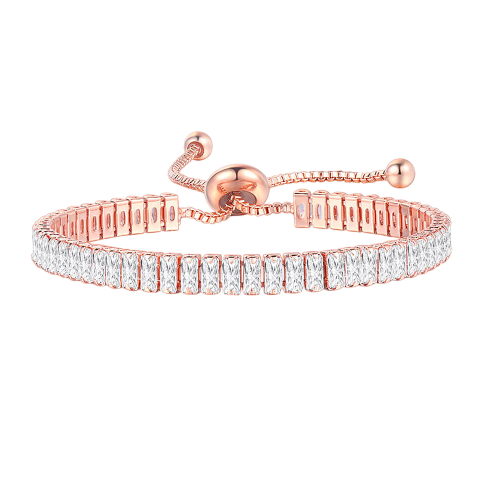 thumbnail image 2 of Pulsera de la boda de la pulsera de tenis de deslizamiento de regalo de las mujeres pulseras, 2 of 2
